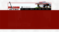 Desktop Screenshot of precisionglass.com